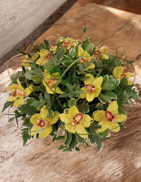 Centrotavola con fiori di Cymbidium - PICCOLO