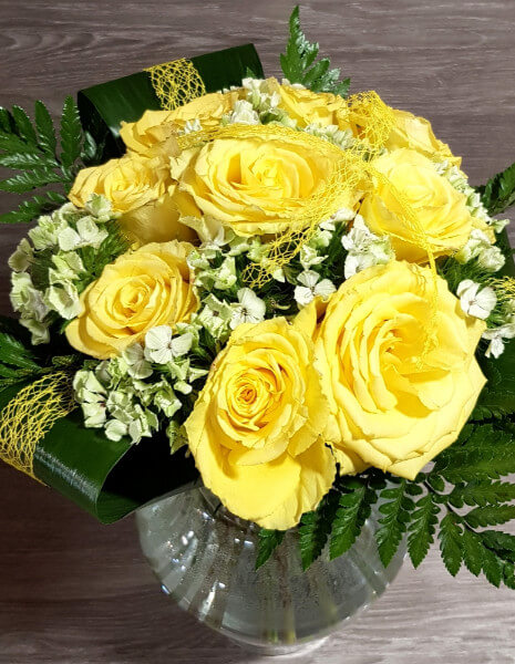 Bouquet di rose gialle - PICCOLO