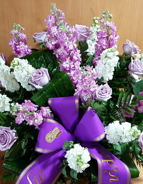 Composizione fiori per lutto - NORMALE